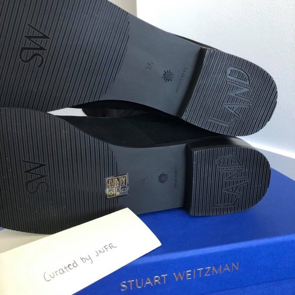 Stuart Weitzman Lowland Over the Knee Leather Boot - Picture 11 of 11